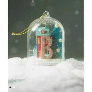 NWT Anthropologie | Home For The Holidays Monogram “B” Ornament